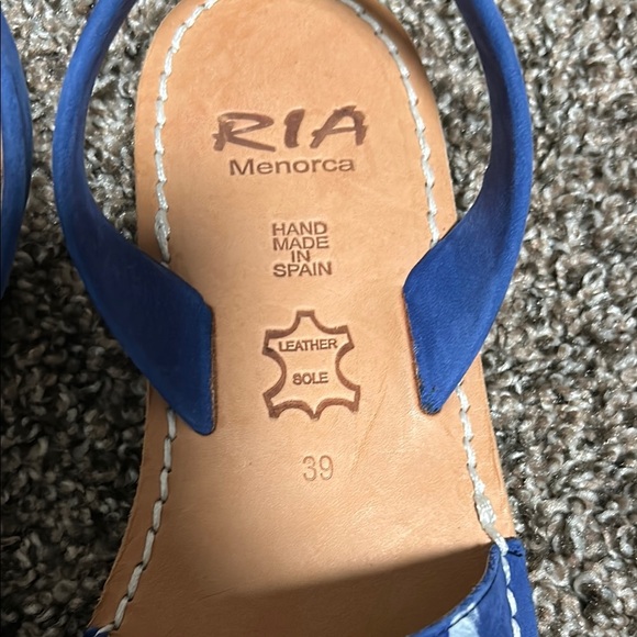 Ría Menorca blue women sandals - Picture 3 of 6